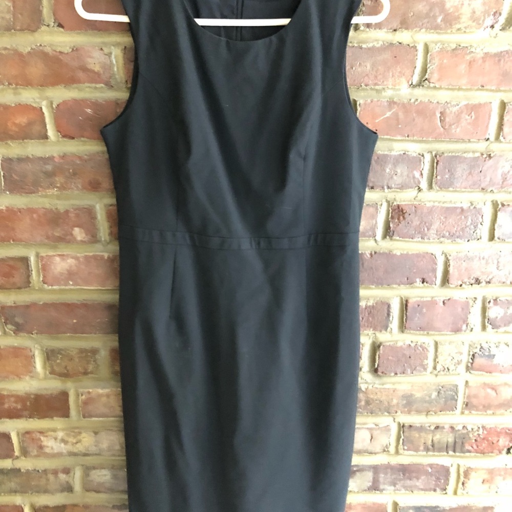 Basic black shift dress